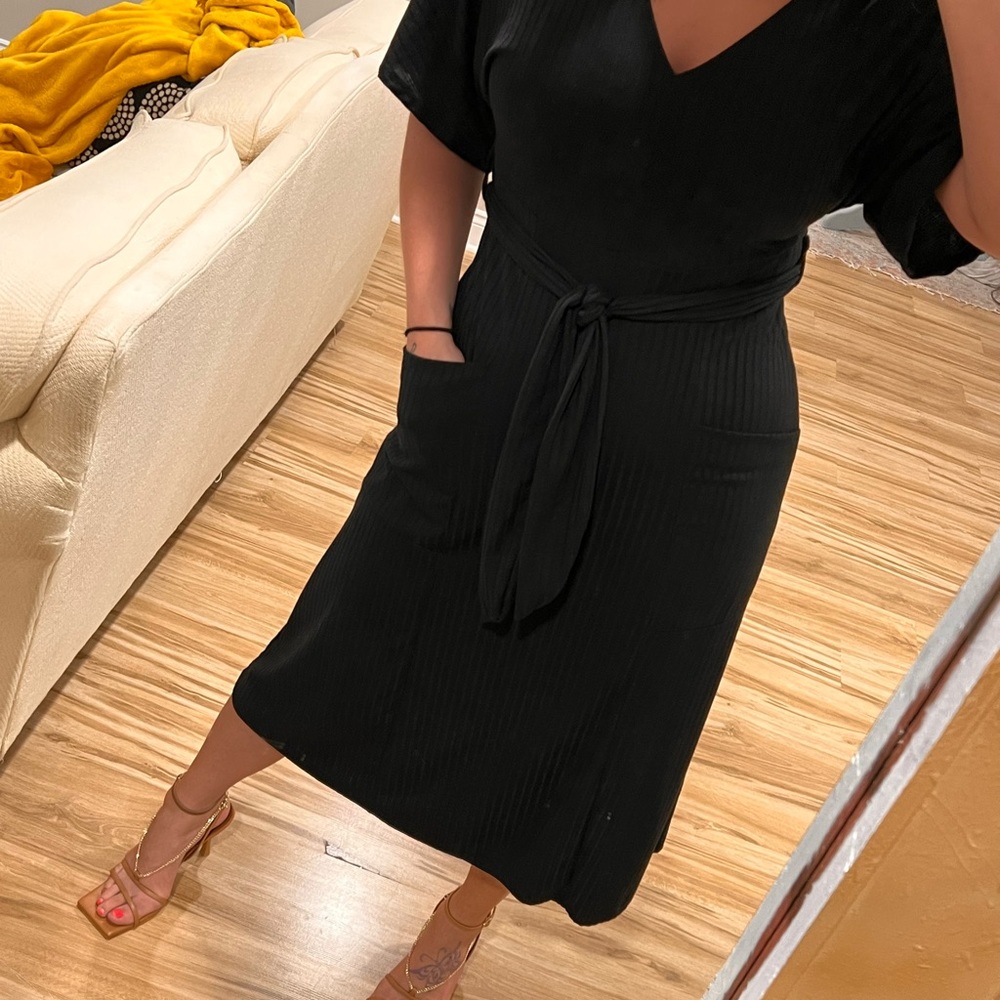 Long black dress